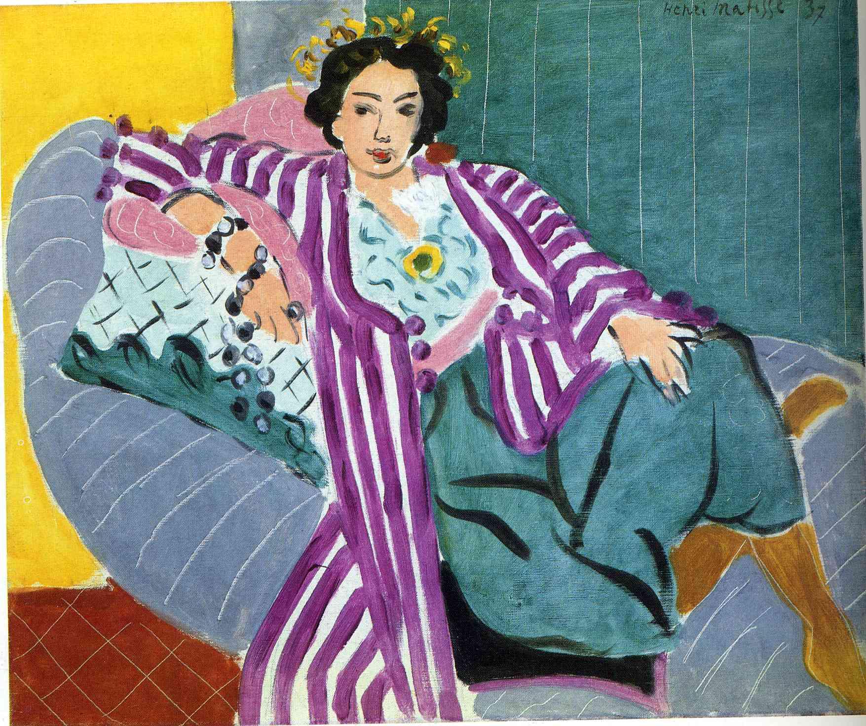 Henri-Matisse-petite-odalisque-huile-sur-toille-jerome-barrier-inspirations